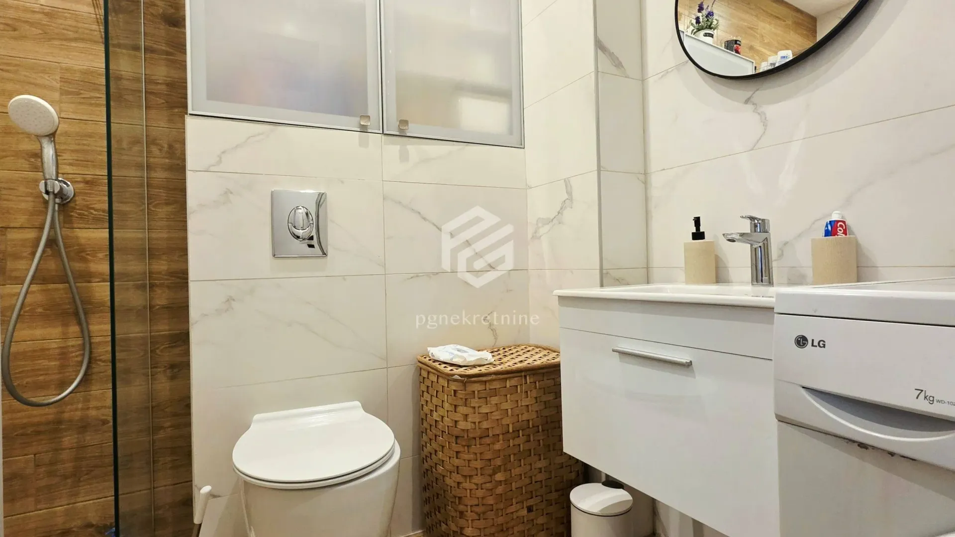 Rent, one bedroom apartment, 48m², Vezirov Most, Podgorica