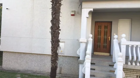 Entrance door of the house with stairs. - image 10