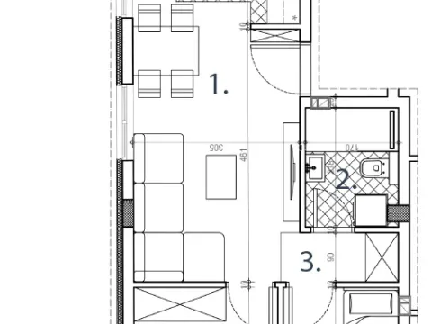 Prodaja, dvosoban stan, 42m², Trošarina, Niš - image 3