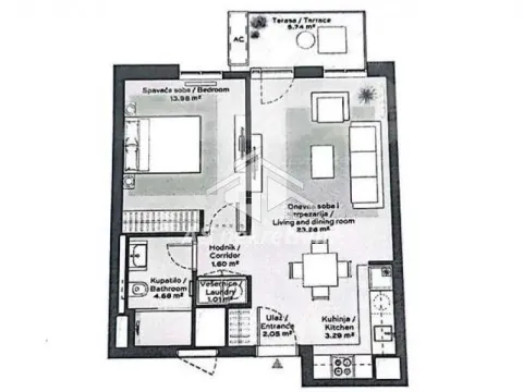 Izdavanje, dvosoban stan, 56m², Savski Venac, Beograd - image 14