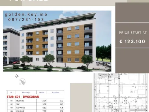 Sale, one bedroom apartment, 64m², Zagorič, Podgorica - image 1