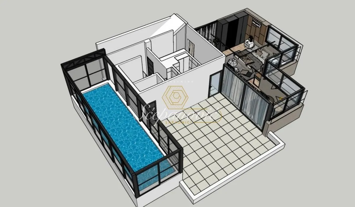 Prodaja, četvorosoban stan, 118m², Banatić, Novi Sad Sve Podlokacije