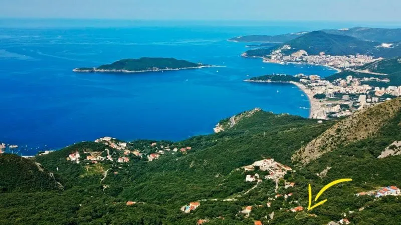 Prodaja, plac, 732m², Sveti Stefan, Budva