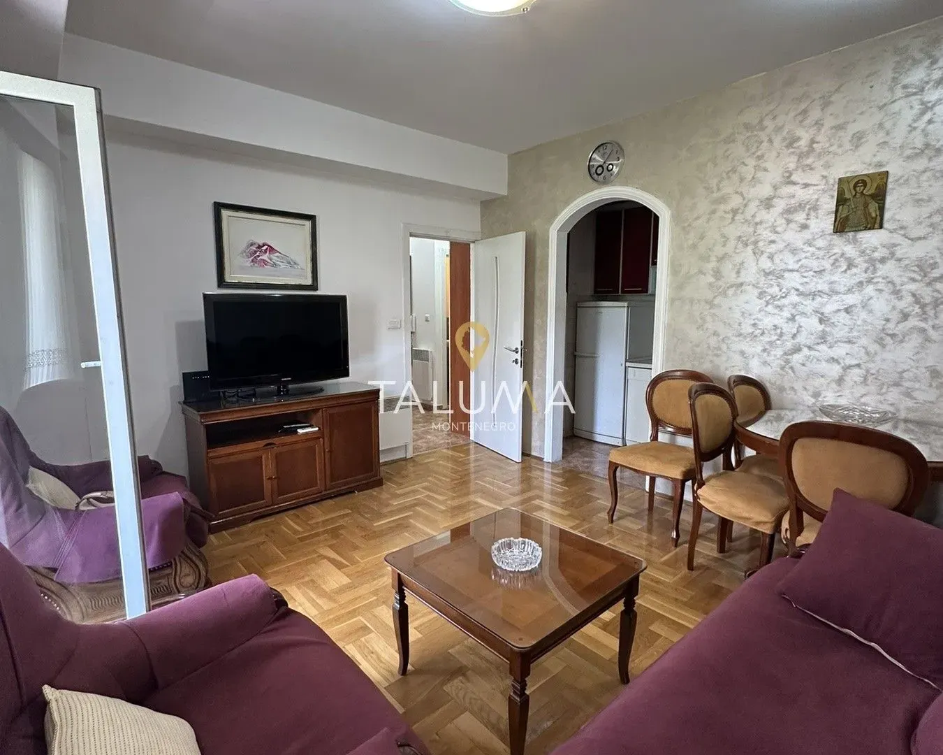 Rent, two bedroom apartment, 60m², Blok 9, Podgorica