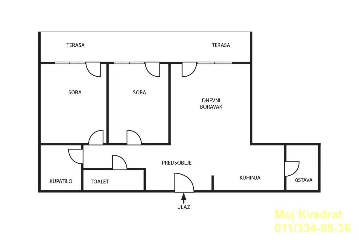 Sale, two bedroom apartment, 67m², Vidikovački venac, Rakovica