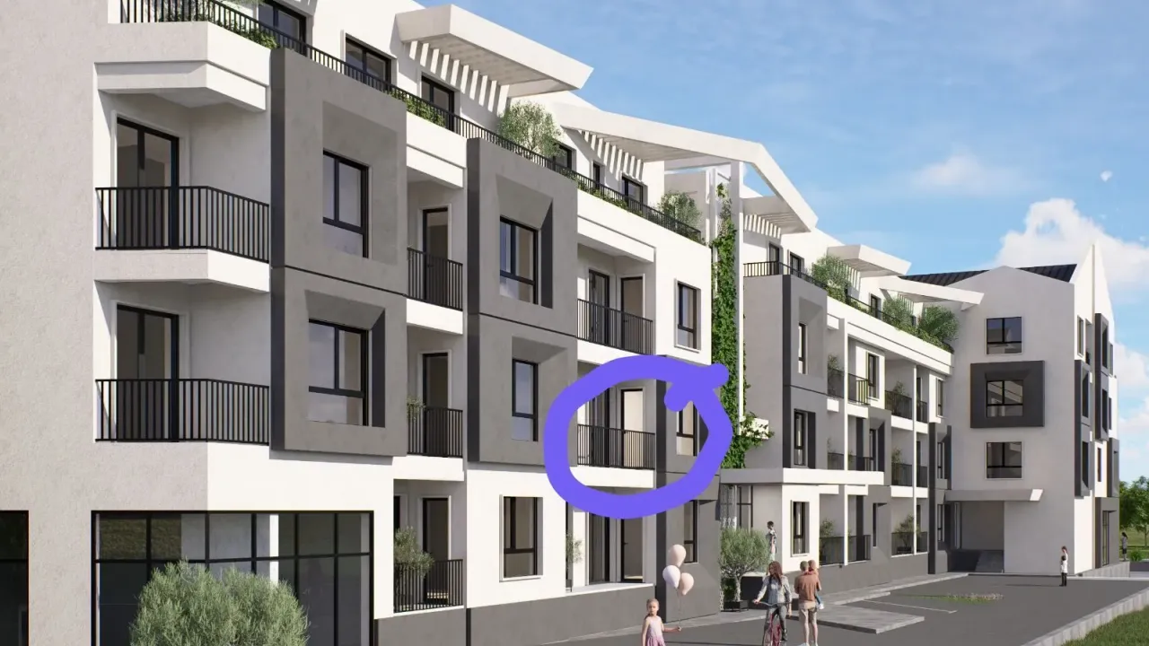 Sale, two bedroom apartment, 62m², Zagorič, Podgorica