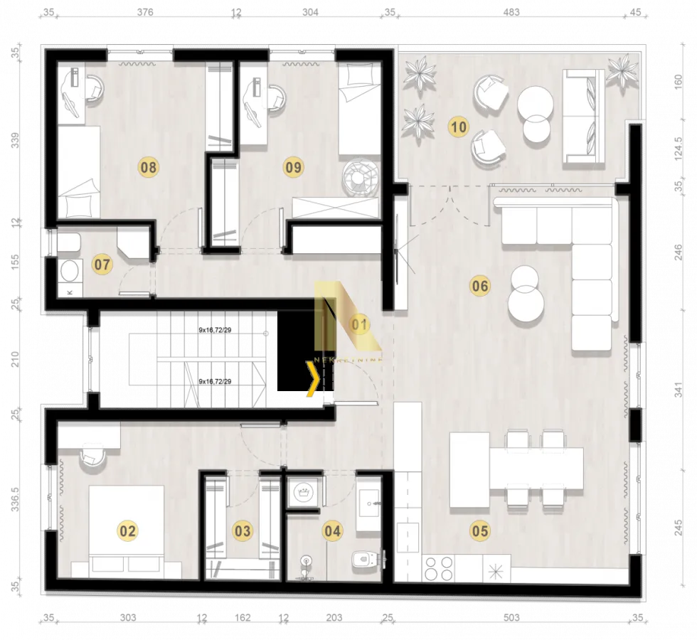 Prodaja, četvorosoban stan, 112m², Telep, Novi Sad Sve Podlokacije