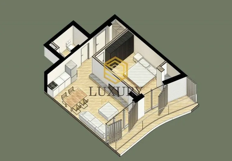 Prodaja, jednosoban stan, 56m², Liman, Ulcinj