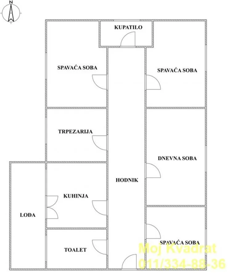 Prodaja, četvorosoban stan, 98m², Vidikovački venac, Rakovica