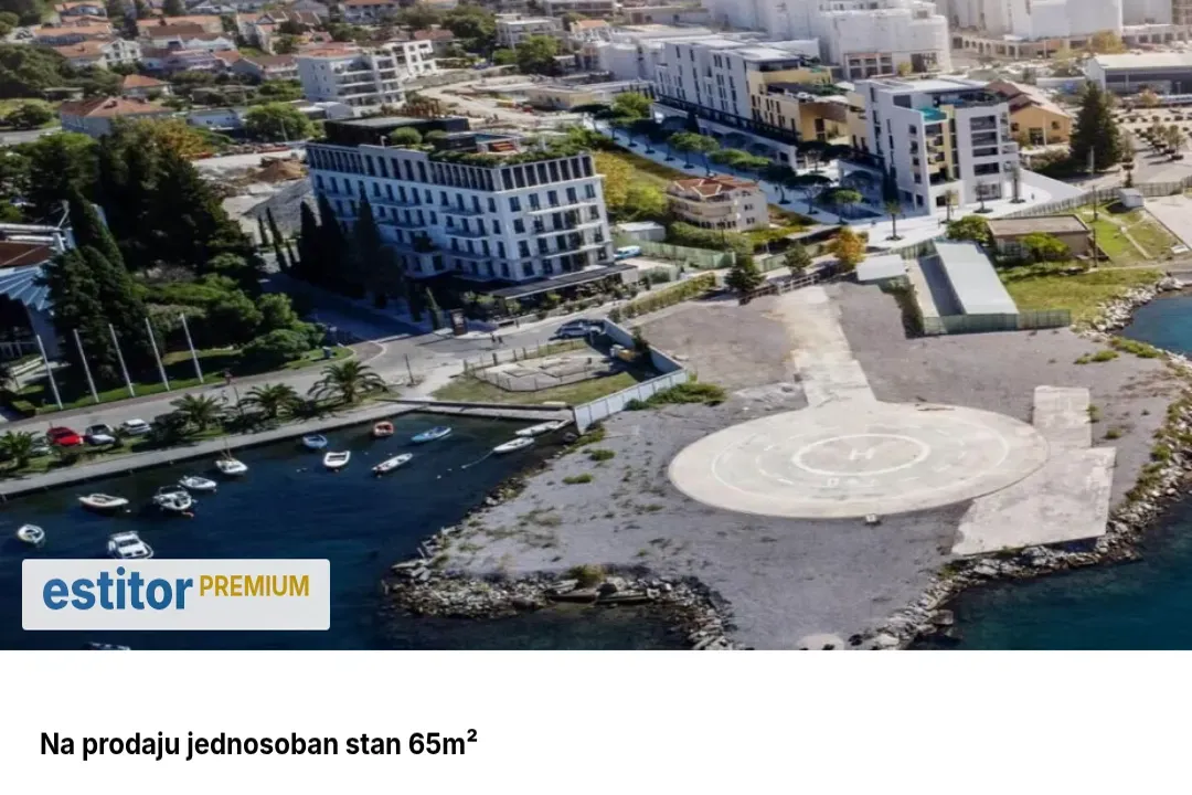 Prodaja, jednosoban stan, 65m², Tivat, Crna Gora