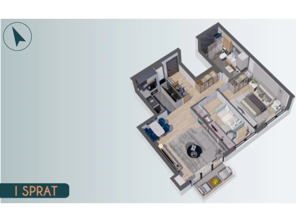 Prodaja, trosoban stan, 68m², Altina, Beograd