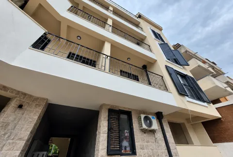 Low-angle view of the residential building facade with balconies. - image 16