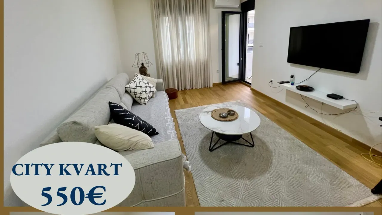 Izdavanje, jednosoban stan, 47m², City Kvart, Podgorica