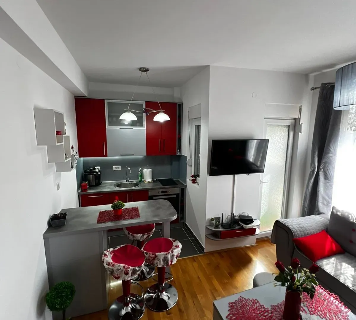 Rent, one bedroom apartment, 35m², Zabjelo, Podgorica