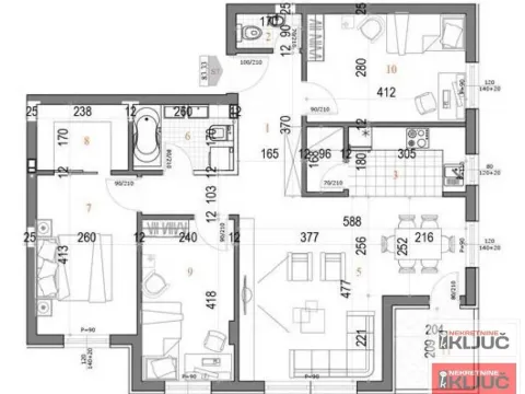 Prodaja, četvorosoban stan, 84m², Bulevar patrijarha Pavla, Novi Sad Sve Podlokacije