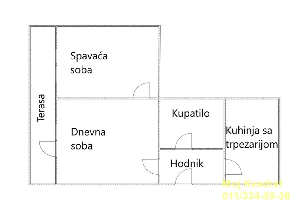 Prodaja, dvosoban stan, 50m², Zemun Centar, Zemun Sve Podlokacije