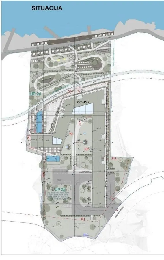 Plan parcele sa situacijom i pozicijom objekta.
