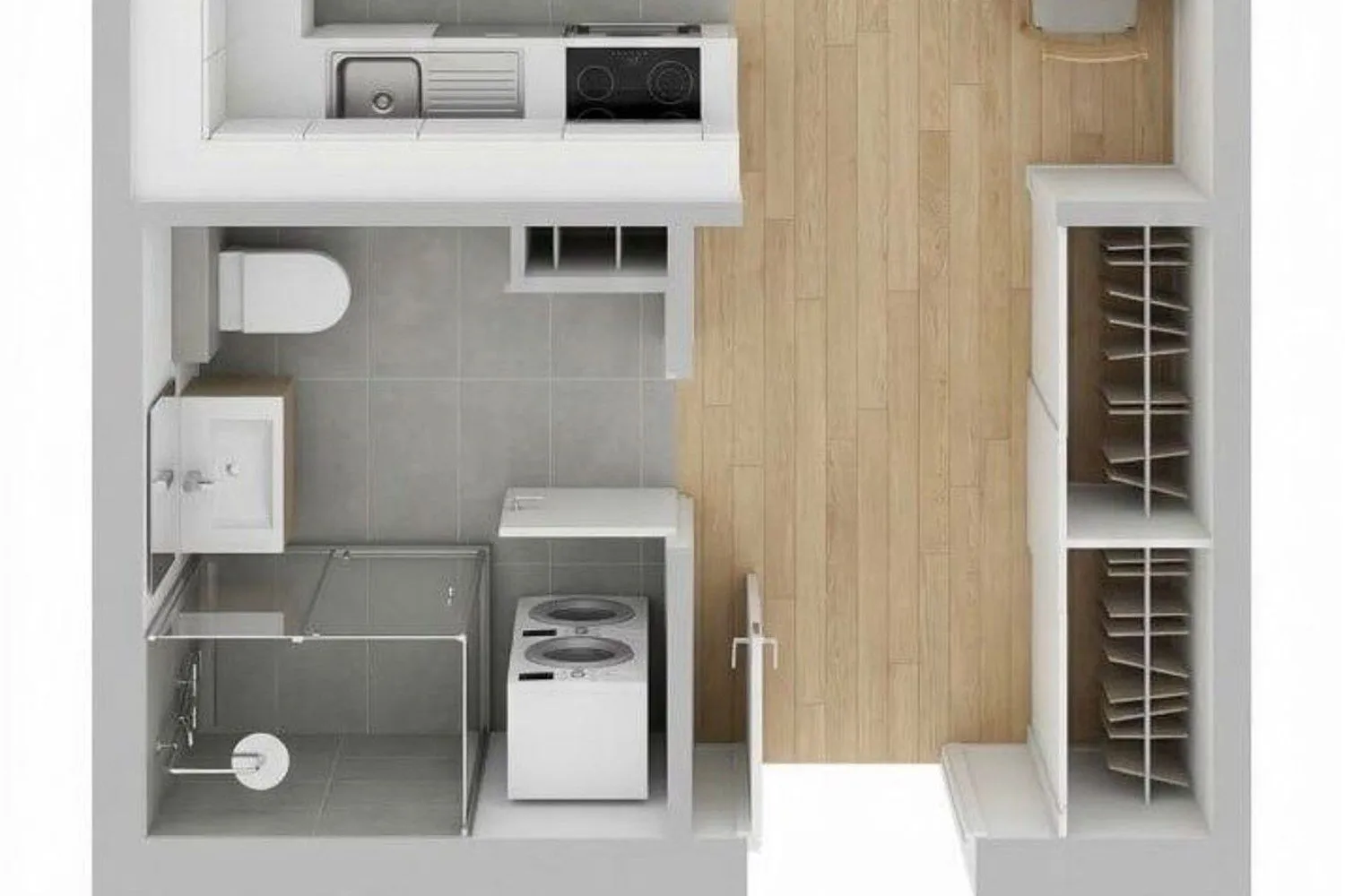 Sale, one bedroom apartment, 48m², Kavač, Kotor