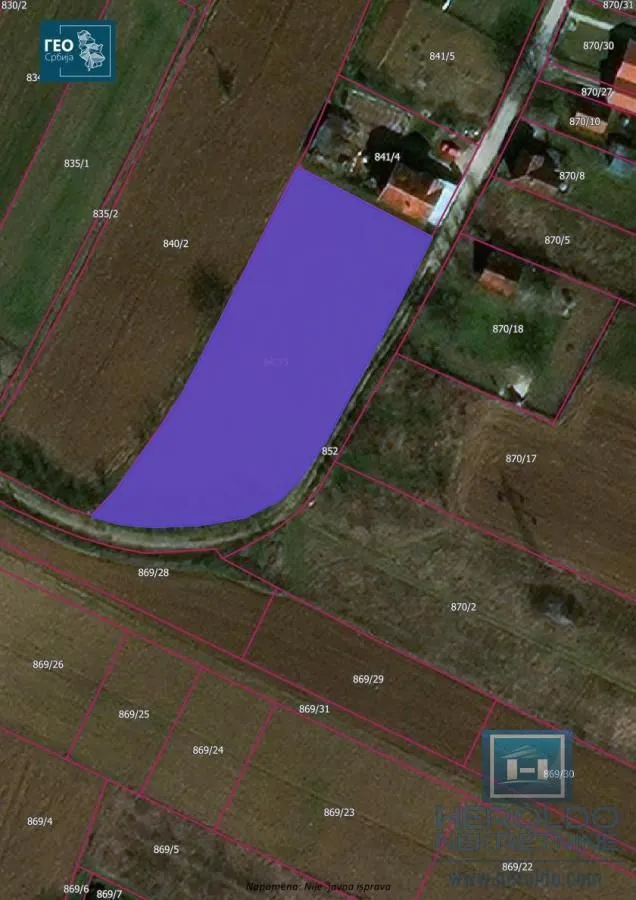 Prodaja, plac, 1200m², Trnava, Jagodina