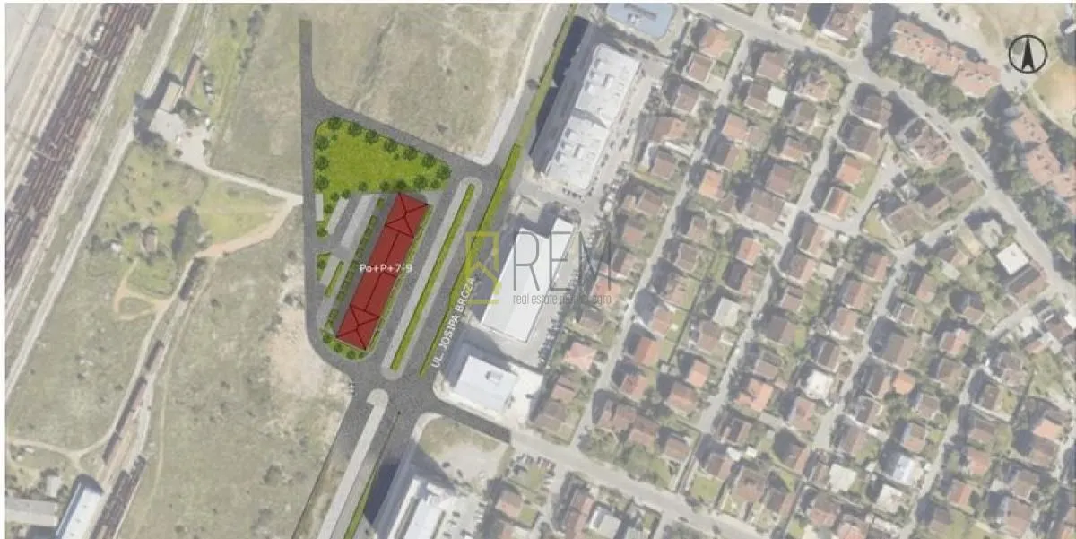 Prodaja, jednosoban stan, 41m², Stari Aerodrom, Podgorica