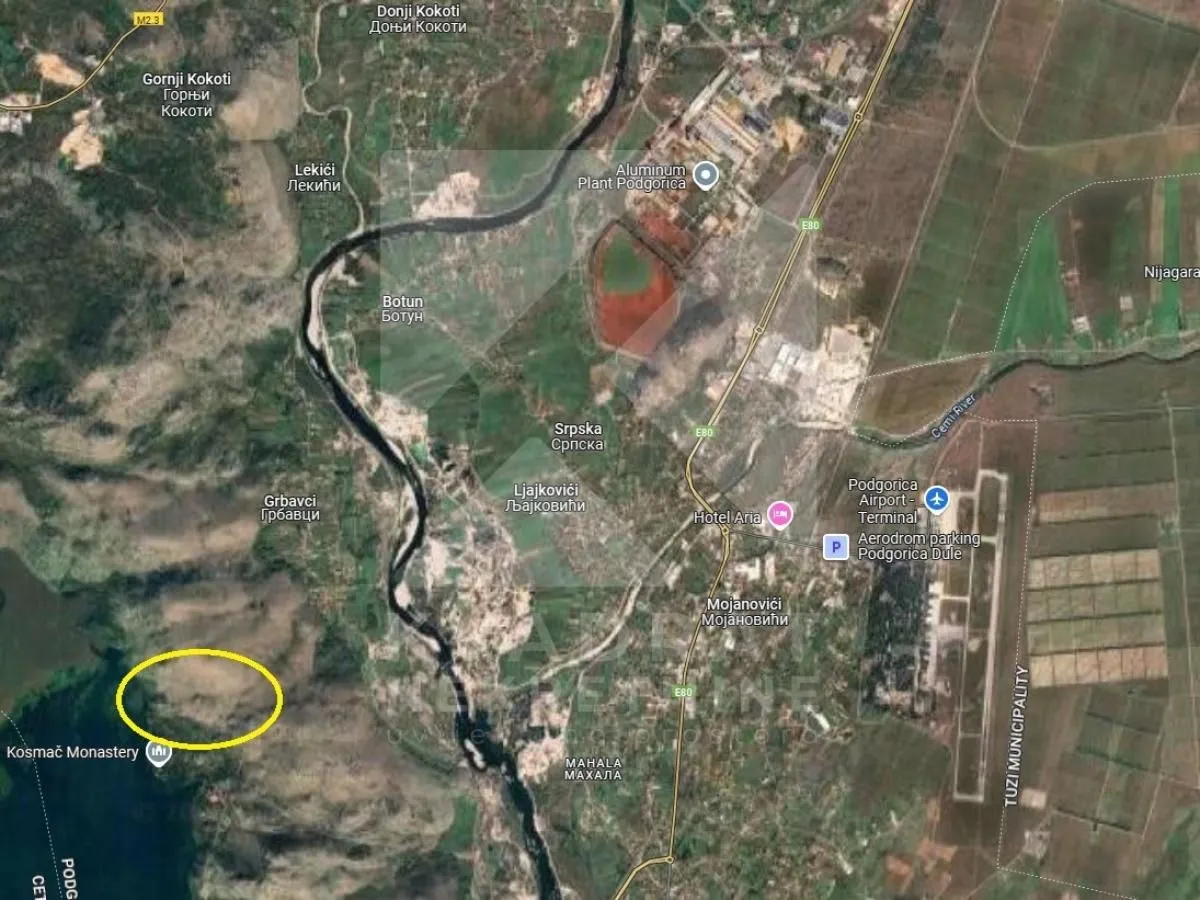 Prodaja, plac, 5500m², Zeta, Podgorica