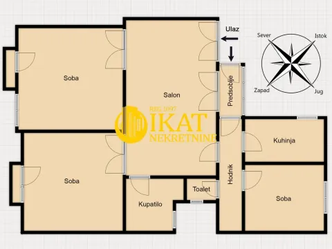 Prodaja, četvorosoban stan, 107m², Cvetni Trg, Vračar Sve Podlokacije - image 10