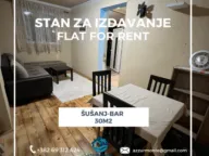 Izdavanje, garsonjera, 30m², Šušanj, Bar - image 1