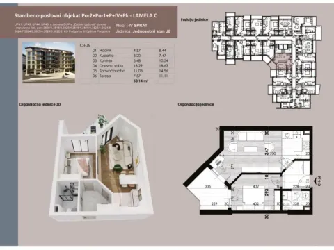Sale, one bedroom apartment, 50m², Zabjelo, Podgorica - image 1