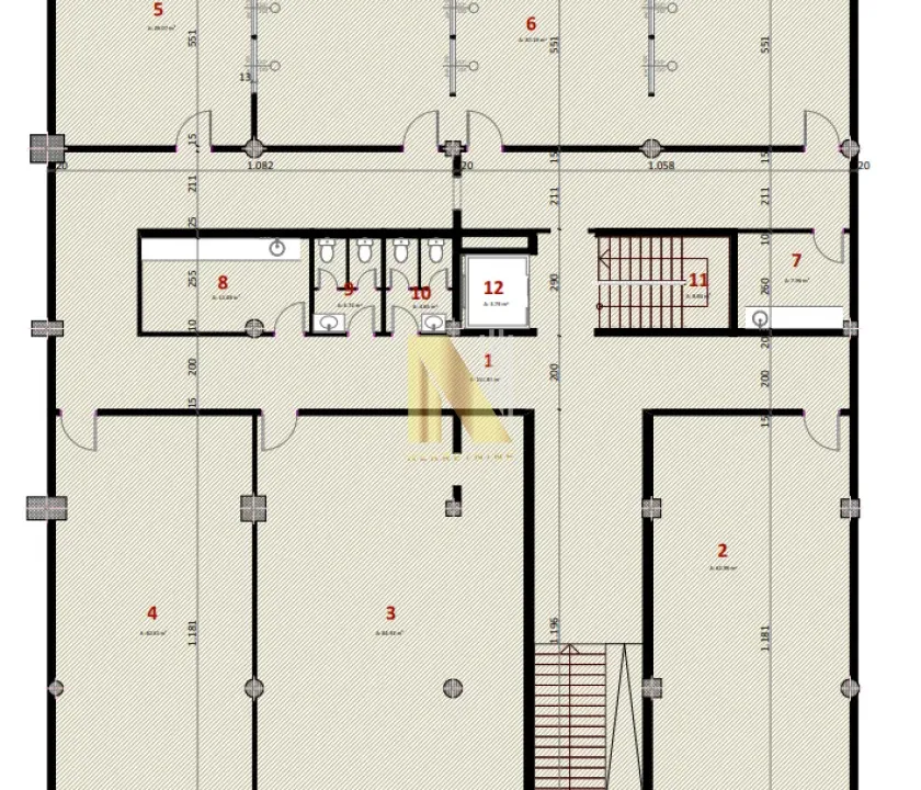 Izdavanje, poslovni prostor, 503m², Liman 3, Novi Sad Sve Podlokacije