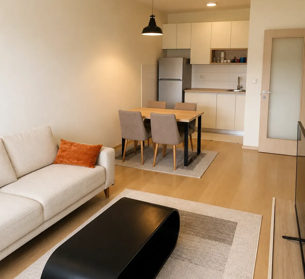 Izdavanje, jednosoban stan, 47m², City Kvart, Podgorica