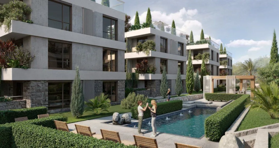 Prodaja, jednosoban stan, 44m², Marići, Tivat