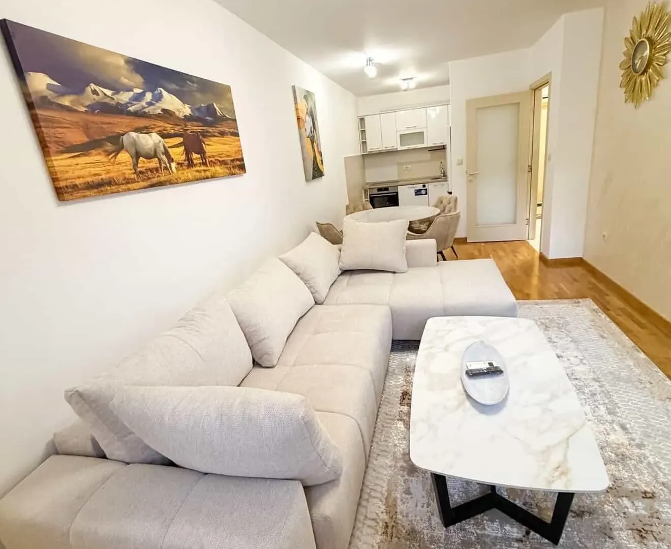 Rent, one bedroom apartment, 46m², City Kej, Podgorica