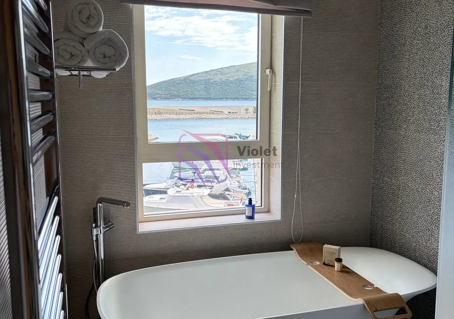 Prodaja, jednosoban stan, 47m², Luštica Bay, Tivat