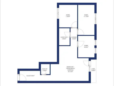 Prodaja, trosoban stan, 69m², Zemun Meandri, Zemun Sve Podlokacije - image 4