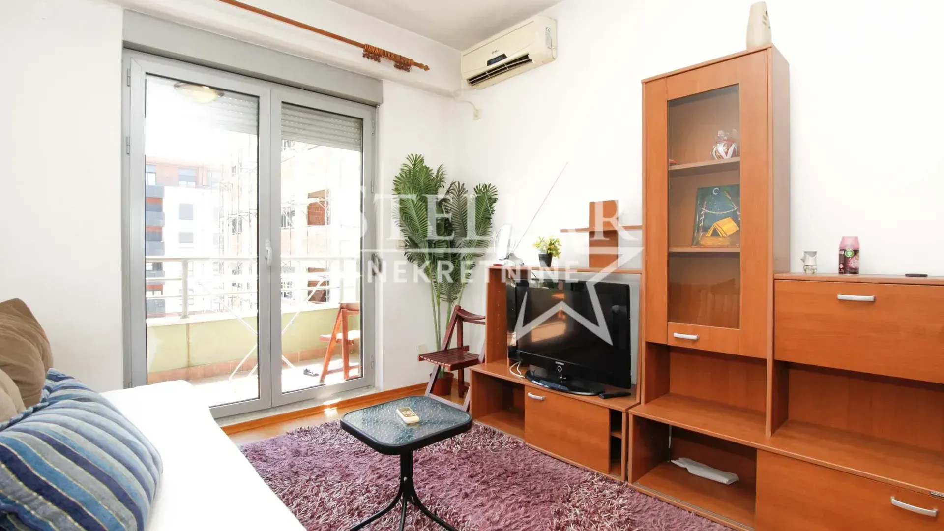 Rent, one bedroom apartment, 38m², 1 maj, Podgorica