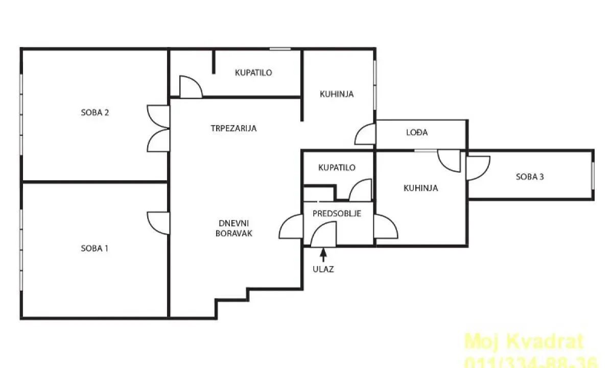 Prodaja, četvorosoban stan, 100m², Savski Venac, Beograd