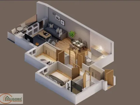 Sale, three bedroom apartment, 74m², Pančevo, Srbija - image 3