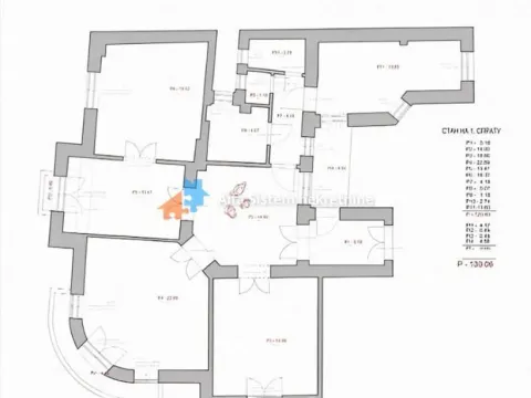 Rent, office space, 130m², Vračar Hram, Vračar Sve Podlokacije - image 13