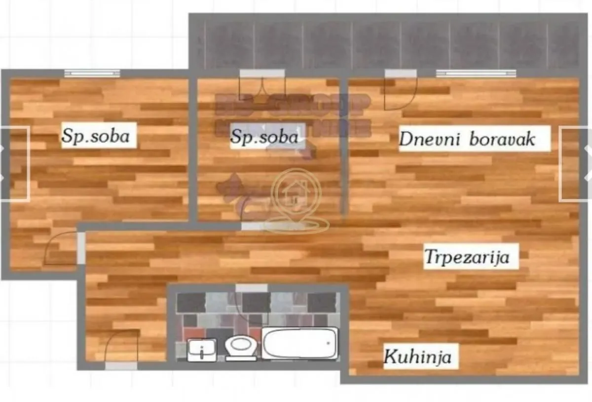 Prodaja, dvosoban stan, 50m², Telep, Novi Sad Sve Podlokacije