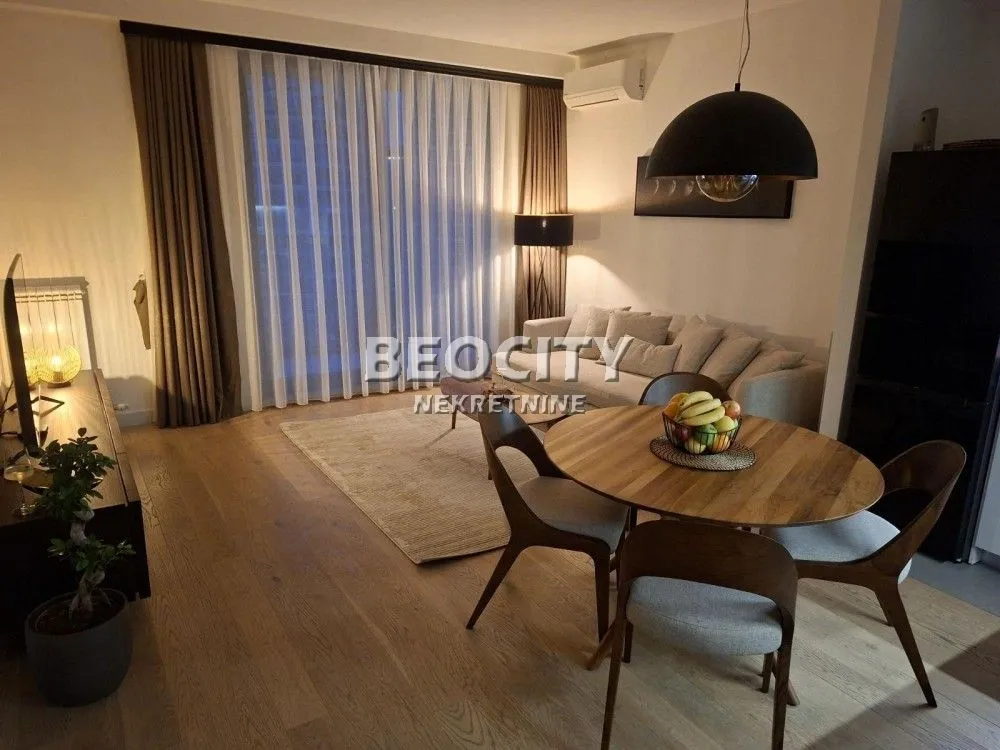 Izdavanje, dvosoban stan, 51m², Beograd Na Vodi, Beograd