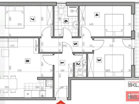Prodaja, četvorosoban stan, 88m², Sremska Kamenica, Petrovaradin
