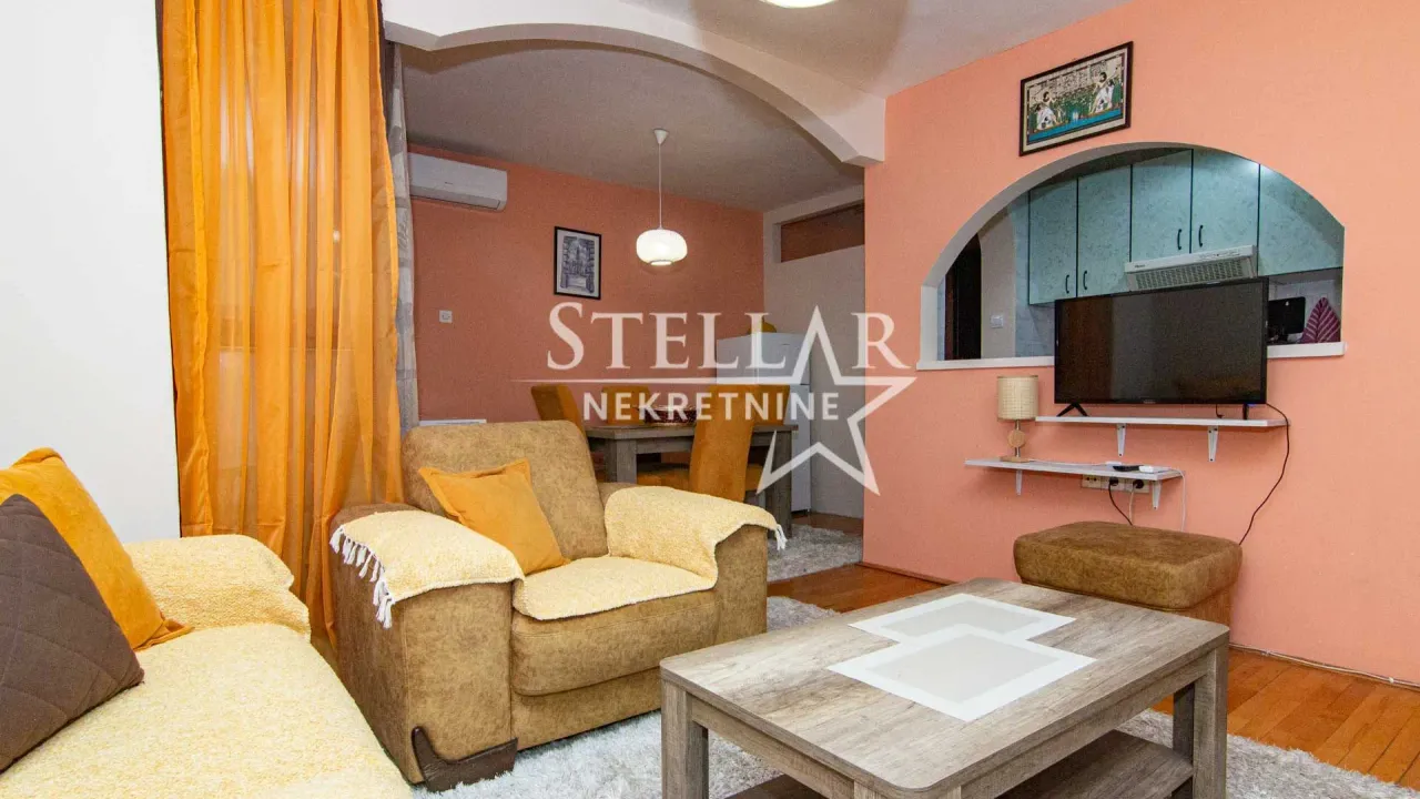 Rent, one bedroom apartment, 42m², Blok 5, Podgorica