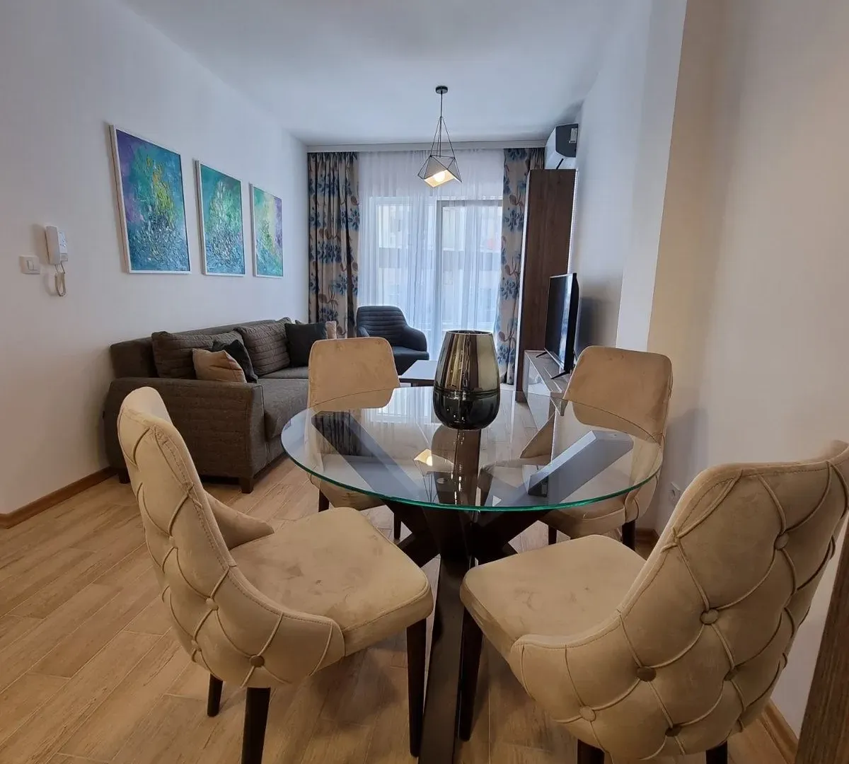 Rent, one bedroom apartment, 46m², Budva okolina, Budva