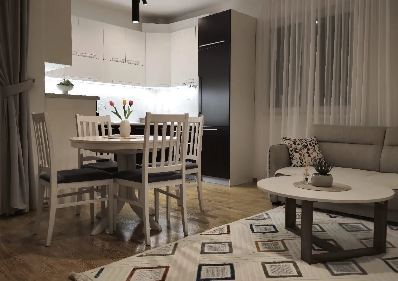 Rent, one bedroom apartment, 46m², Nova Dalmatinska, Podgorica