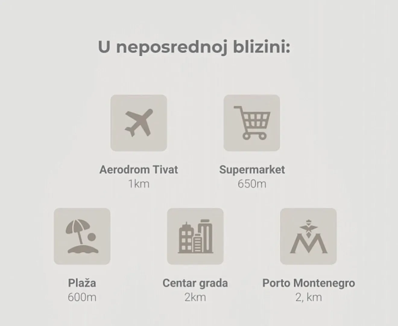Prodaja, dvosoban stan, 40m², Mrčevac, Tivat