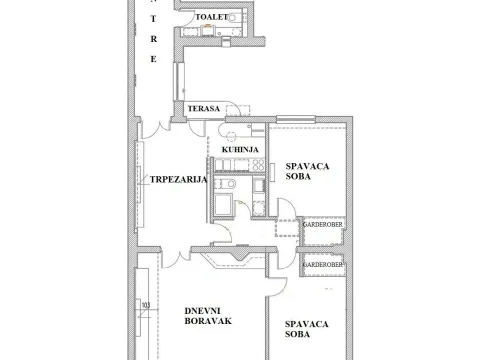 Izdavanje, trosoban stan, 120m², Stari grad, Novi Sad - image 12
