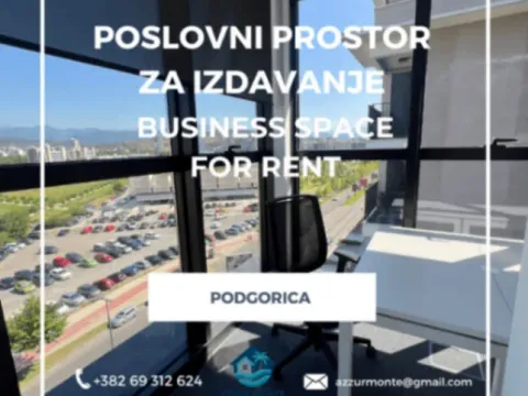  Office Space for Rent, 1m2, Kod Capital Plaze, Podgorica