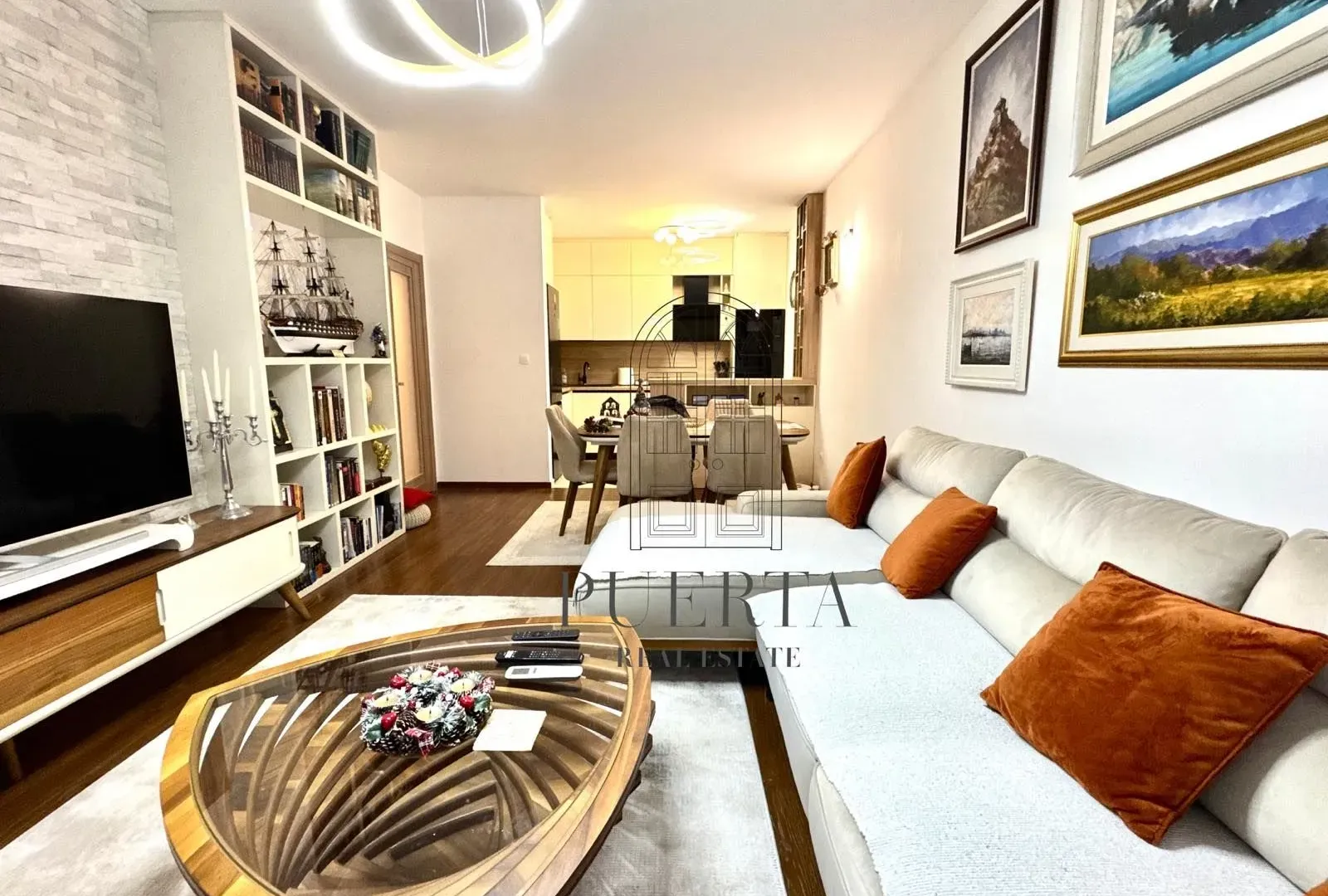 Rent, two bedroom apartment, 69m², Master Kvart, Podgorica