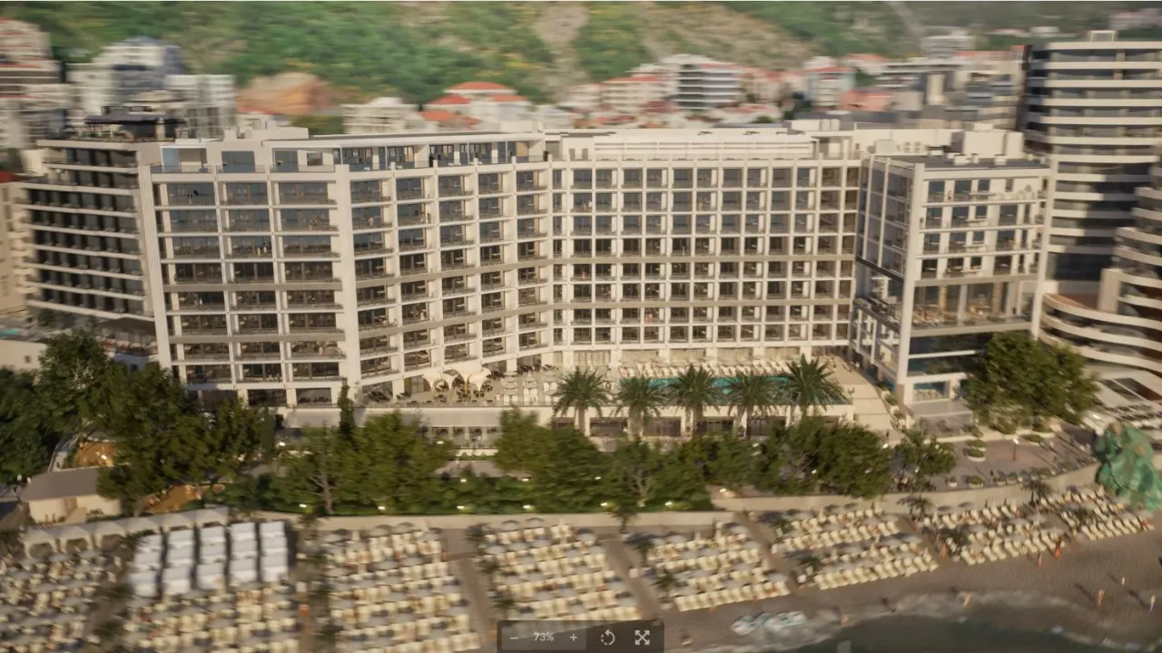 Prodaja, jednosoban stan, 59m², Bečići, Budva