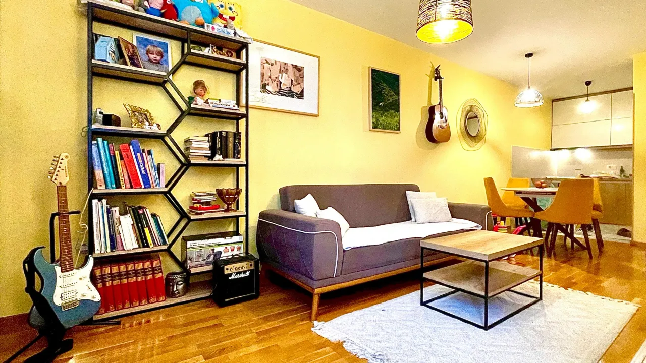 Rent, one bedroom apartment, 46m², City Kej, Podgorica